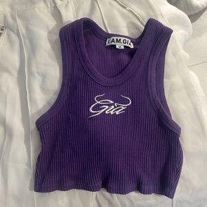 Cropped i am Gia tank top